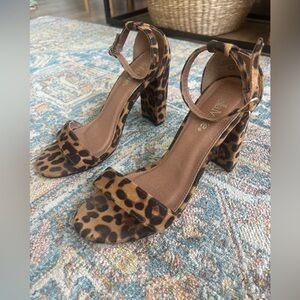Leopard Print Heels size 7.5